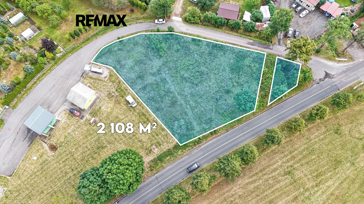 Prodej stavebního pozemku 2108 m²